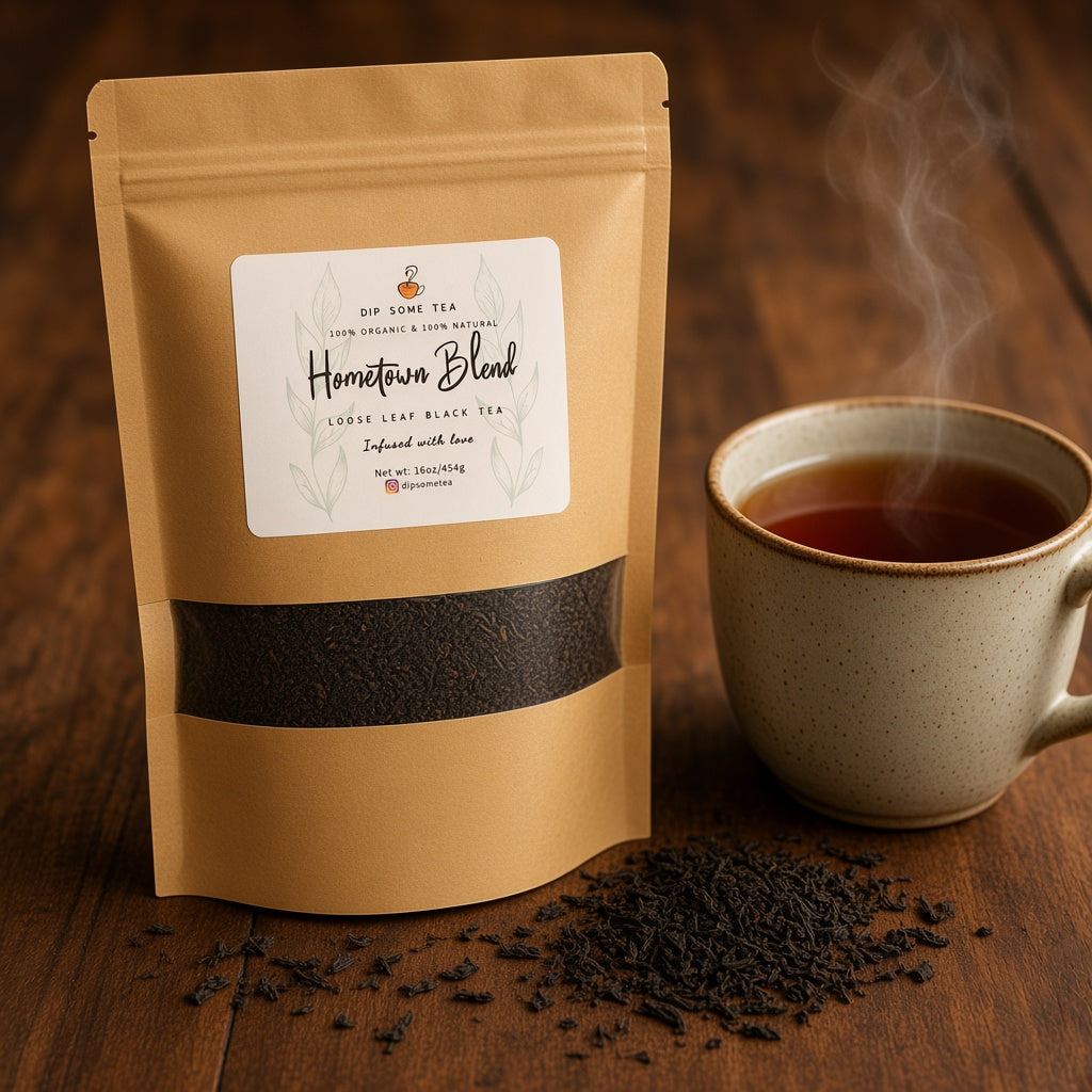 DipSomeTea Hometown Blend organic black tea