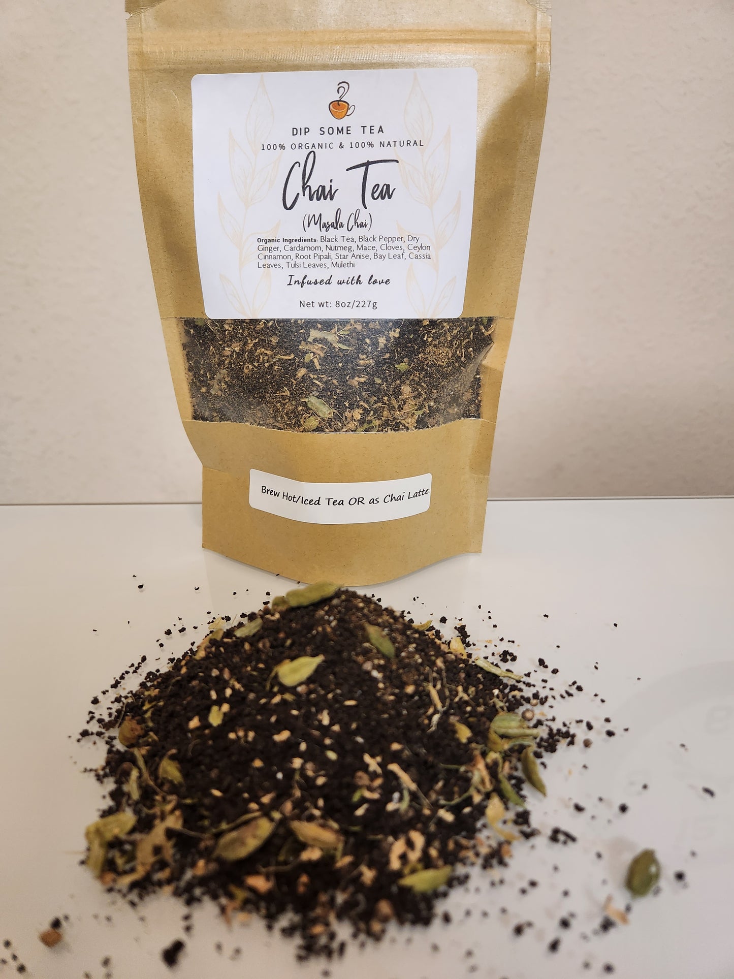 Organic Chai Tea 8 Oz (227gm)