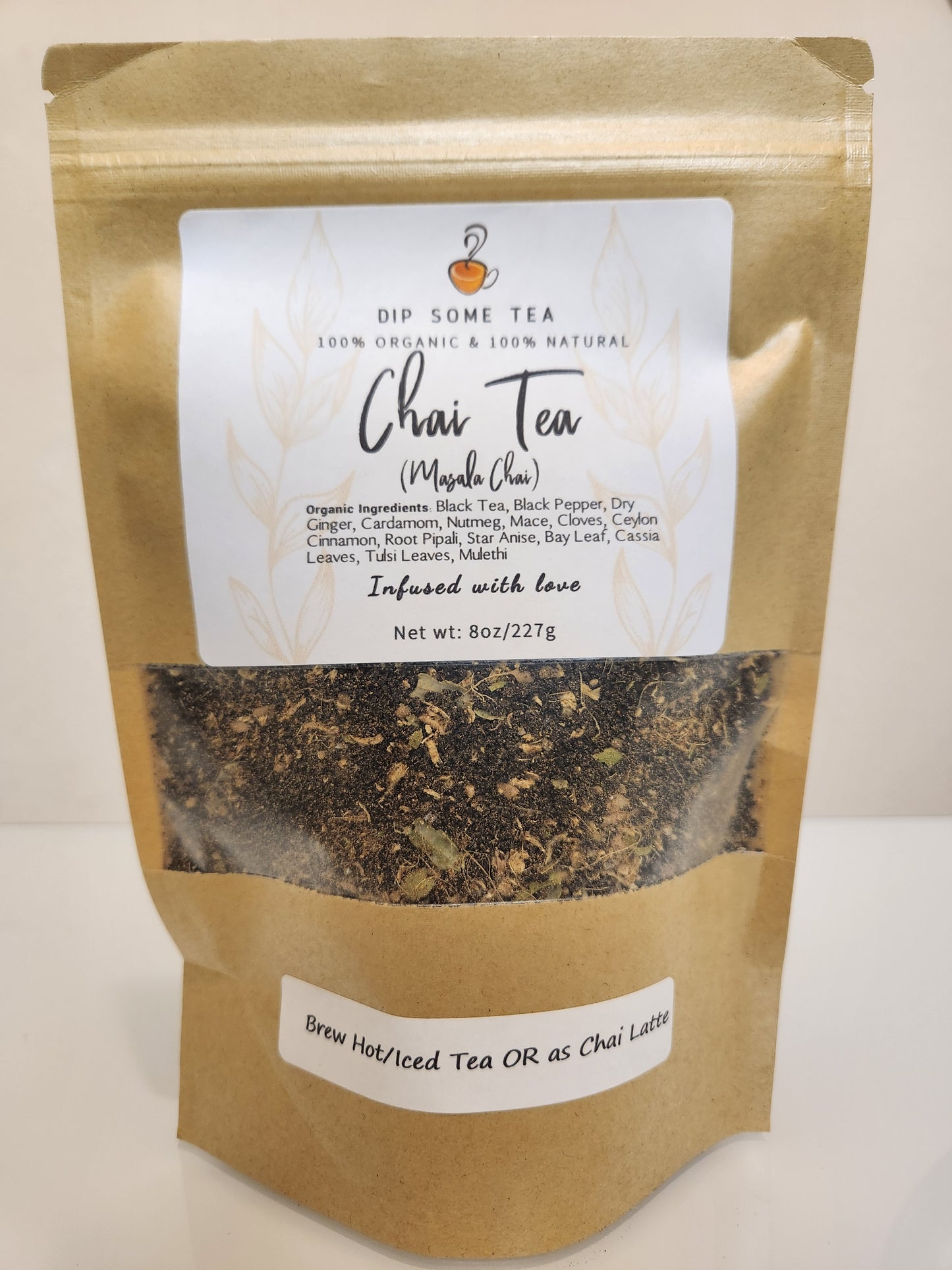 Organic Chai Tea 8 Oz (227gm)